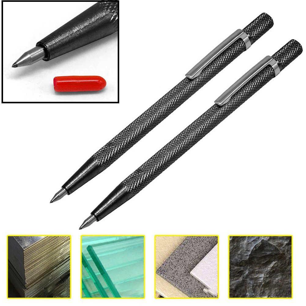 Marking Tools In Workshop - เครื่องมือสำหรับกระเบื้องเซรามิก อุปกรณ์สำหรับงานช่าง ปากกาตัด ปากกาเขียนตัวอักษรโลหะแข็ง ปากกาแกะสลัก ปากกาตัดกระเบื้องโลหะ