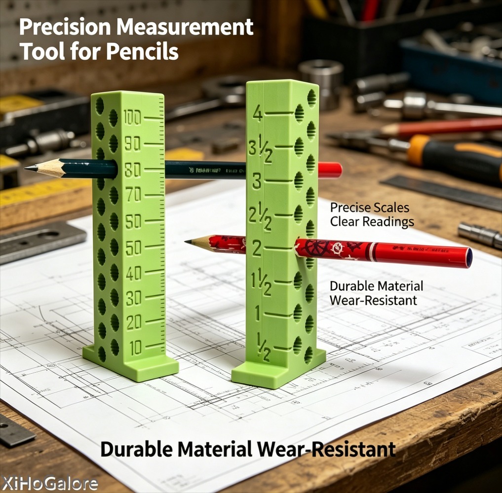 Marking Tools In Workshop - ไม้บรรทัดวัดความสูงสำหรับงานไม้แบบมืออาชีพ พิมพ์ 3 มิติ ระบบอิมพีเรียลและเมตริก ทนทาน