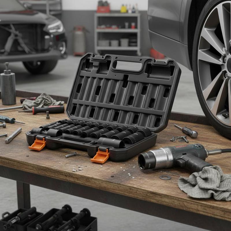 Marking Tools In Workshop - ชุดเครื่องมือกระแทกขนาด 3/8 นิ้ว 25 ชิ้น SAE