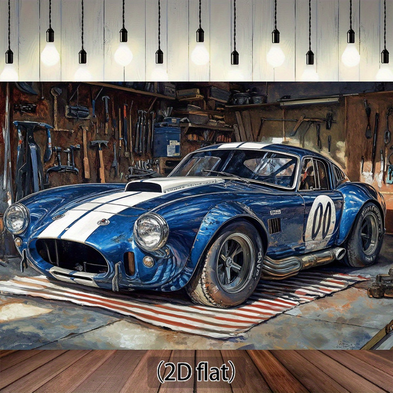 Workshop Tools Background - ผ้าพื้นหลังลายโรงรถแข่งรถวินเทจ，รถวินเทจ、ลายทางแข่งรถ และดีไซน์เครื่องมือในโรงซ่อม
