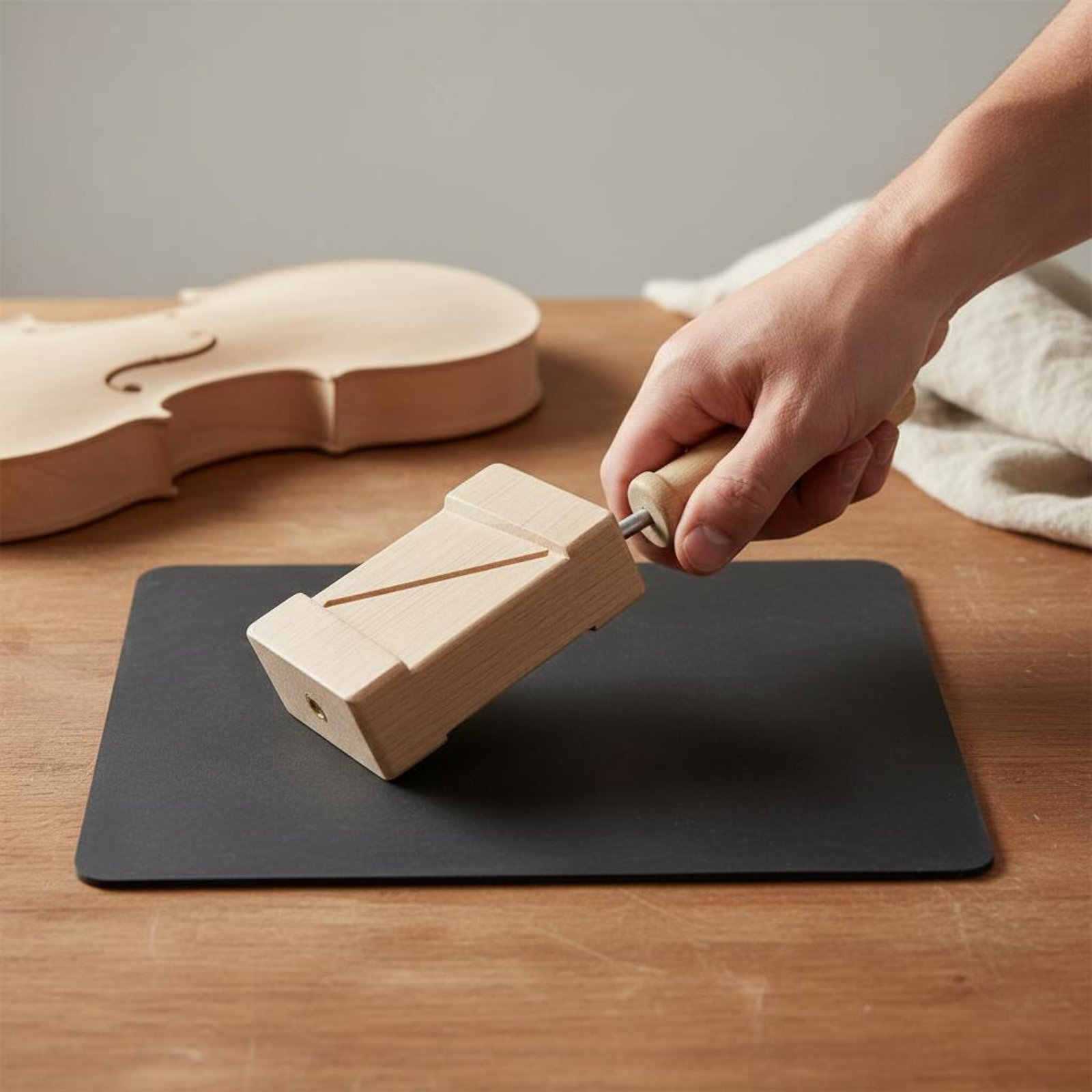 Tools Use In The Workshop - เครื่องมือติดตั้งสะพานไวโอล่า เครื่องมือติดตั้งสะพานไวโอลินระดับมืออาชีพสำหรับช่างทำไวโอลิน, โรงงานผลิต