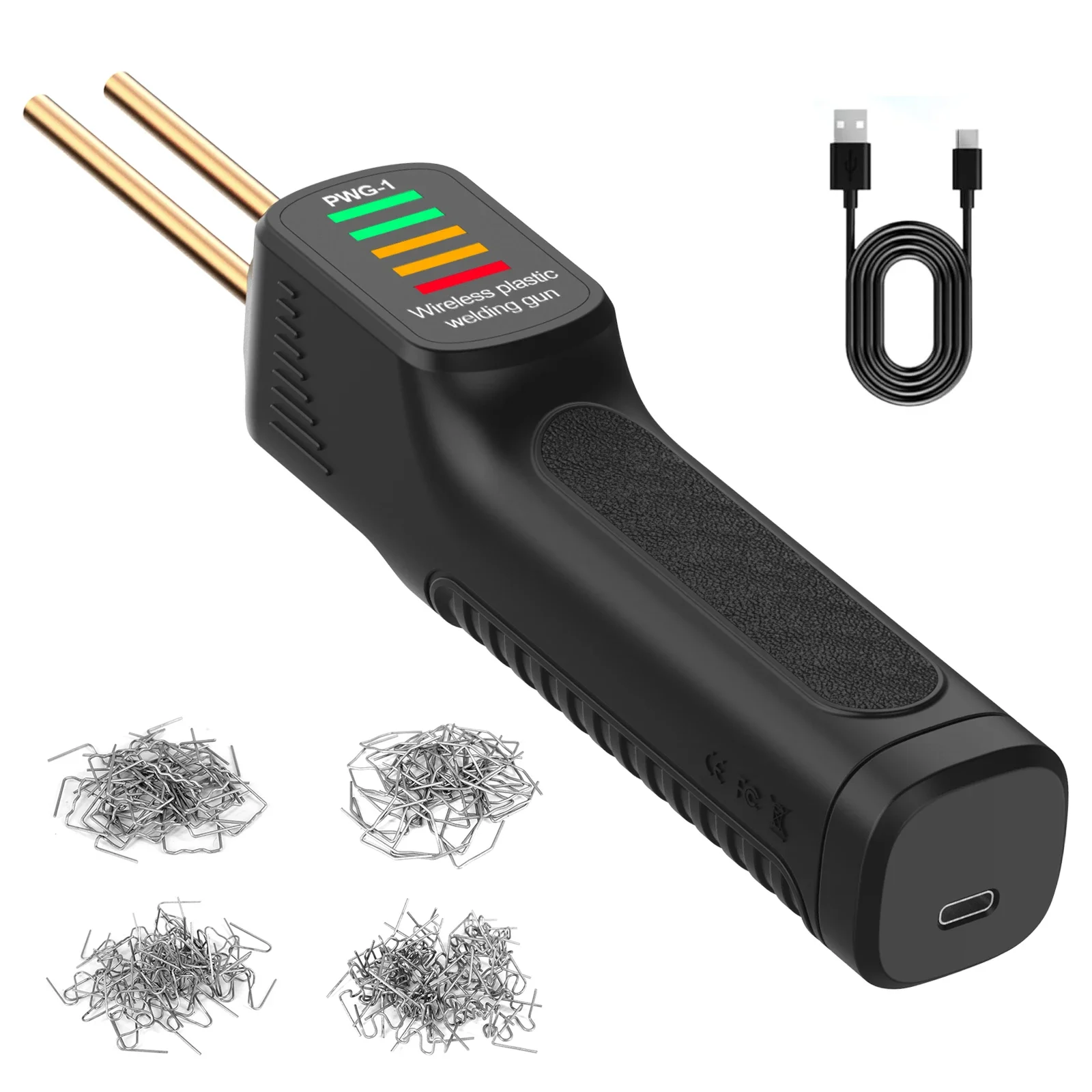 Tools For Welding Workshop - เครื่องเชื่อมพลาสติกไร้สายพร้อมแบตเตอรี่ 2500mAh ชาร์จผ่าน USB สำหรับซ่อมกันชนรถยนต์ เฟอร์นิเจอร์