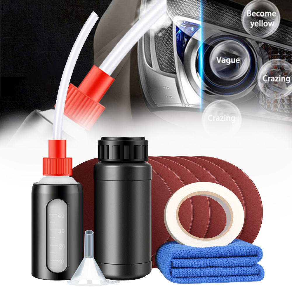 Car Workshop Tools Kit - เครื่องมือดูแลไฟหน้ารถยนต์ ไฟหน้า ชุดเครื่องมือโปแลนด์ การประชุมเชิงปฏิบัติการ เครื่องมือดูแลยานยนต์ เครื่องระเหยโพลีเมอร์เหลว