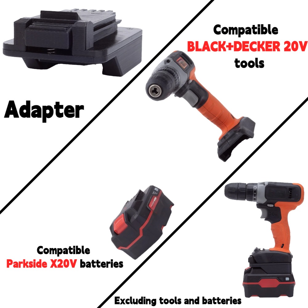อะแดปเตอร์/ตัวแปลงแบตเตอรี่สำห - Black+Decker Tool Cordless บทวิจารณ์และราคา