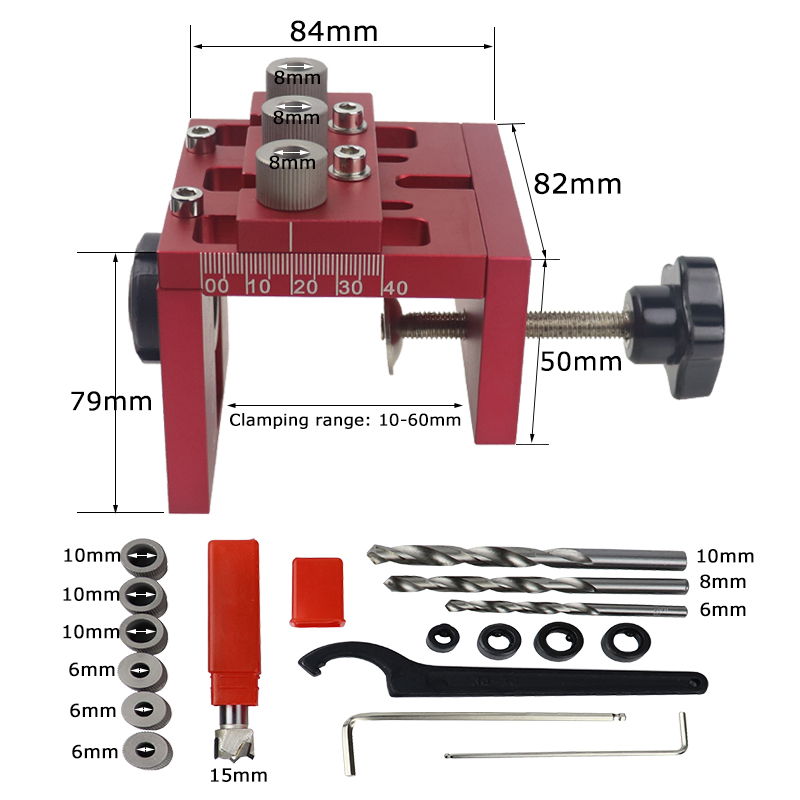 ที่ถอดออกได้ 3 in 1 Doweling J - Pocket Hole Jig บทวิจารณ์และราคา