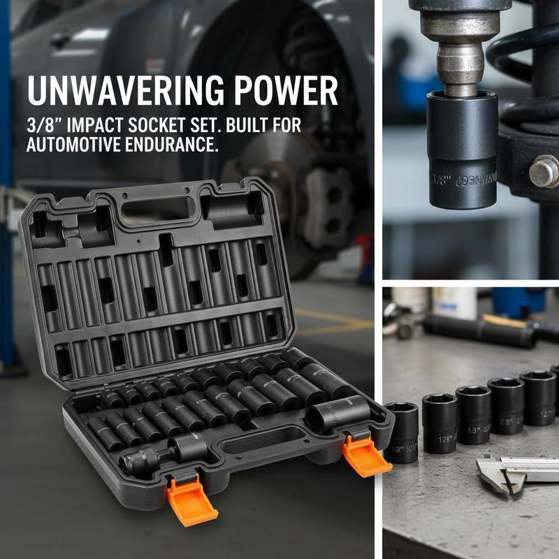 ชุดเครื่องมือกระแทกขนาด 3/8 นิ - Marking Tools In Workshop บทวิจารณ์และราคา