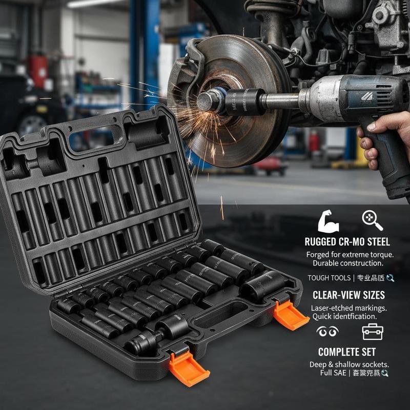 ชุดเครื่องมือกระแทกขนาด 3/8 นิ - Marking Tools In Workshop บทวิจารณ์และราคา