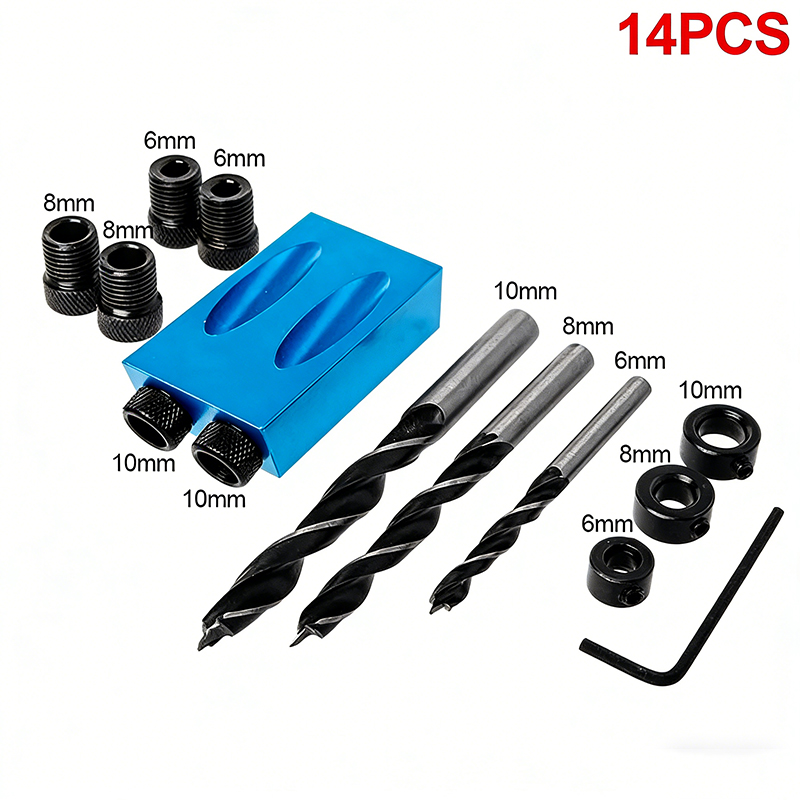 15 °   ชุดจิ๊กเจาะรูแบบพกพา 7/ - Pocket Hole Jig บทวิจารณ์และราคา