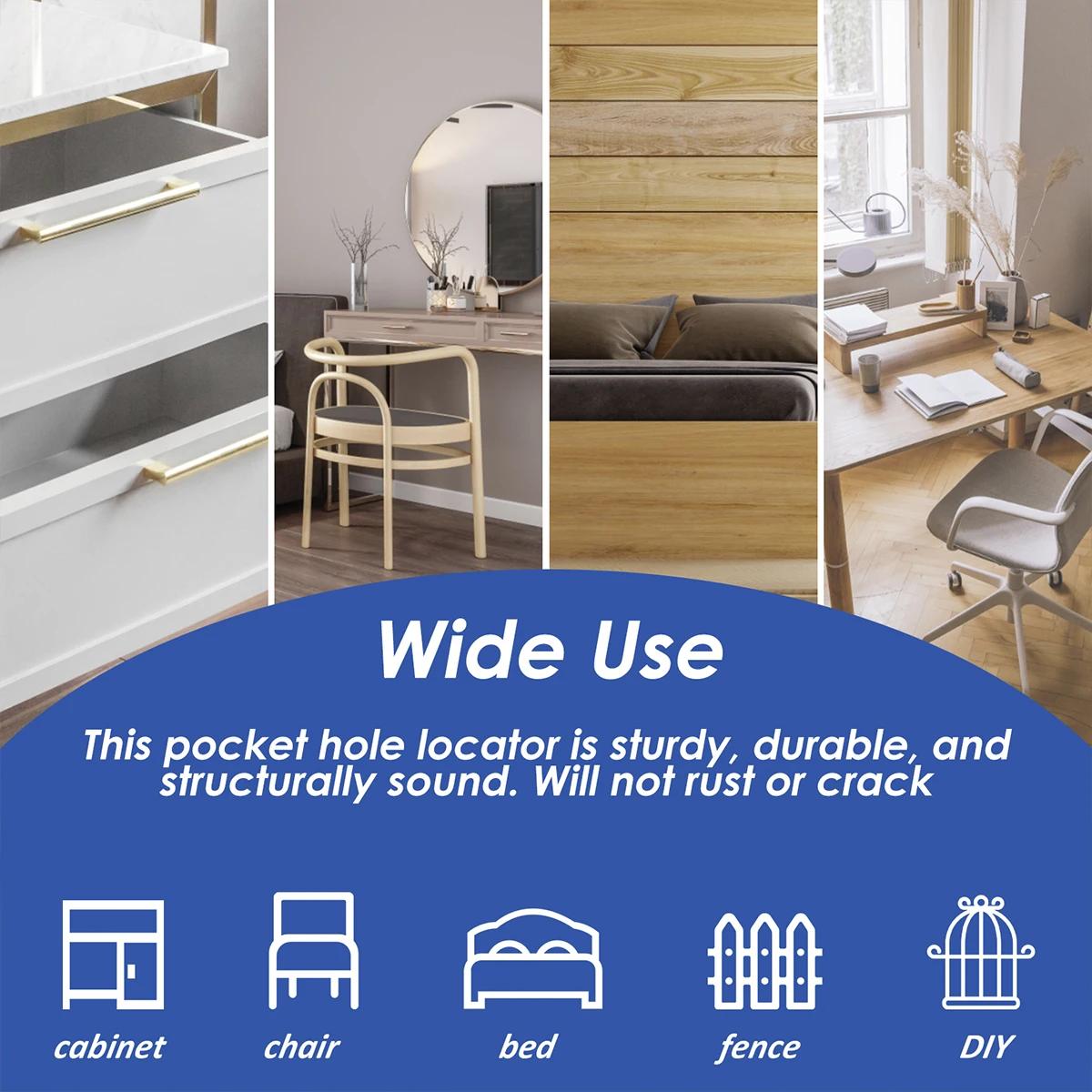 จิ๊กสกรูรูพ็อกเก็ตงานไม้ 15 °  - Pocket Hole Jig บทวิจารณ์และราคา