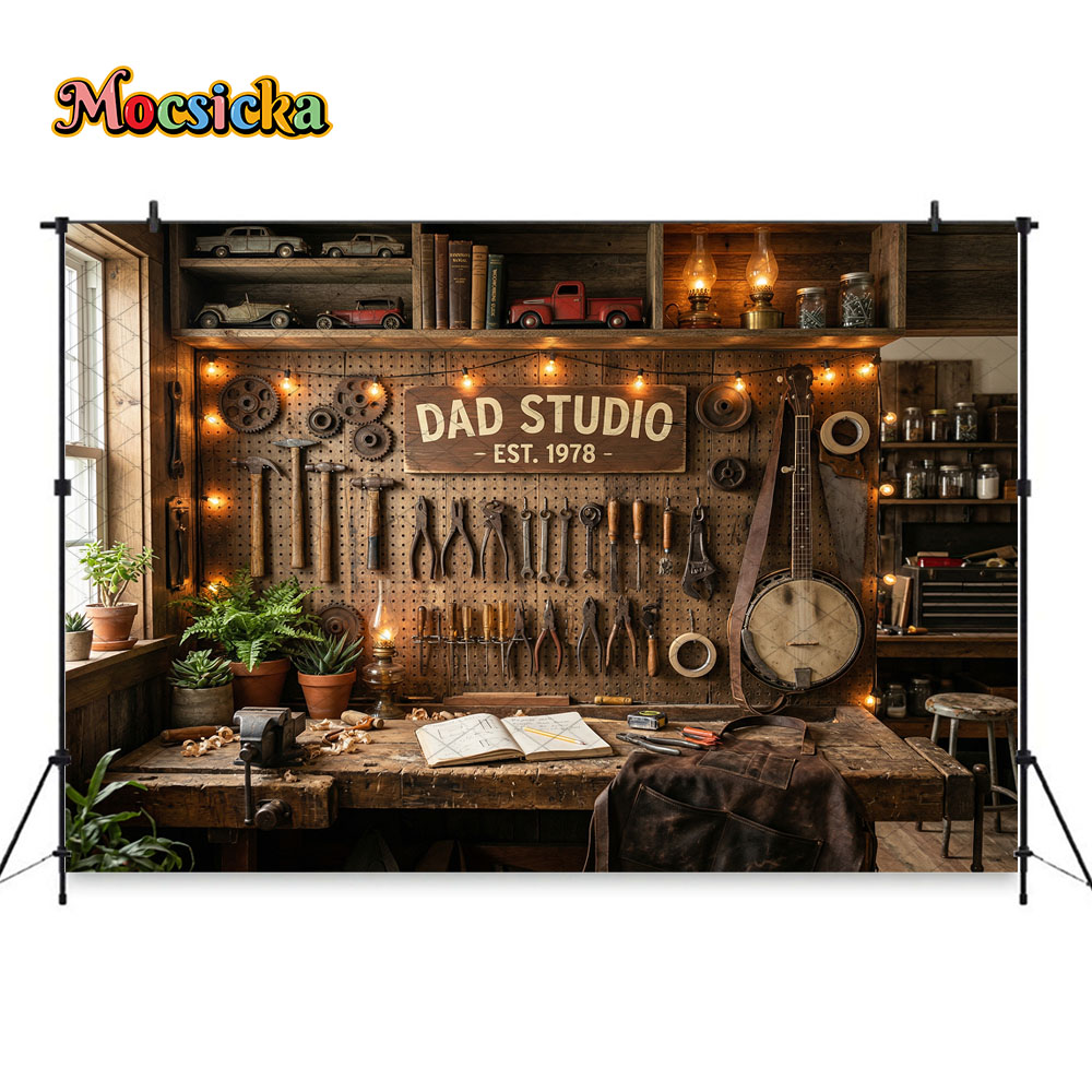 ฉากหลังถ่ายภาพลายโรงซ่อมของคุณ - Workshop Tools Background บทวิจารณ์และราคา