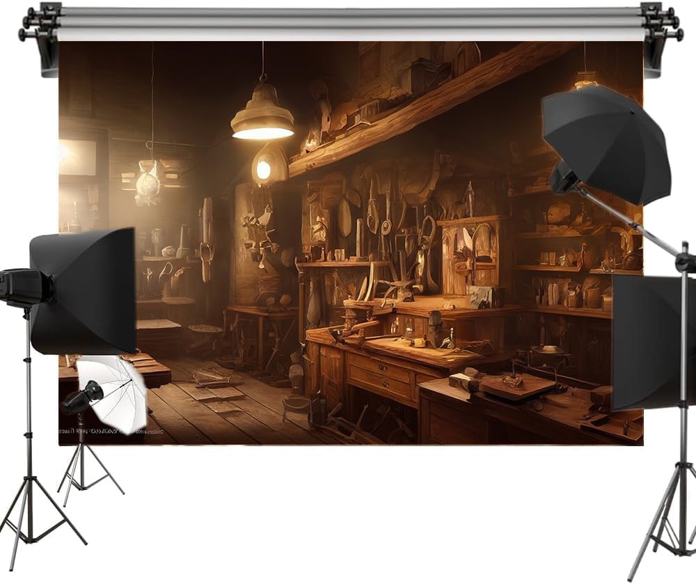 Steampunk Mechanic Tool Worksh - Workshop Tools Background บทวิจารณ์และราคา