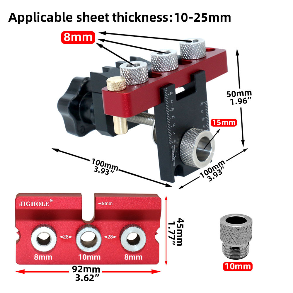 ชุดเครื่องมือเจาะรูไม้แบบปรับไ - Pocket Hole Jig บทวิจารณ์และราคา