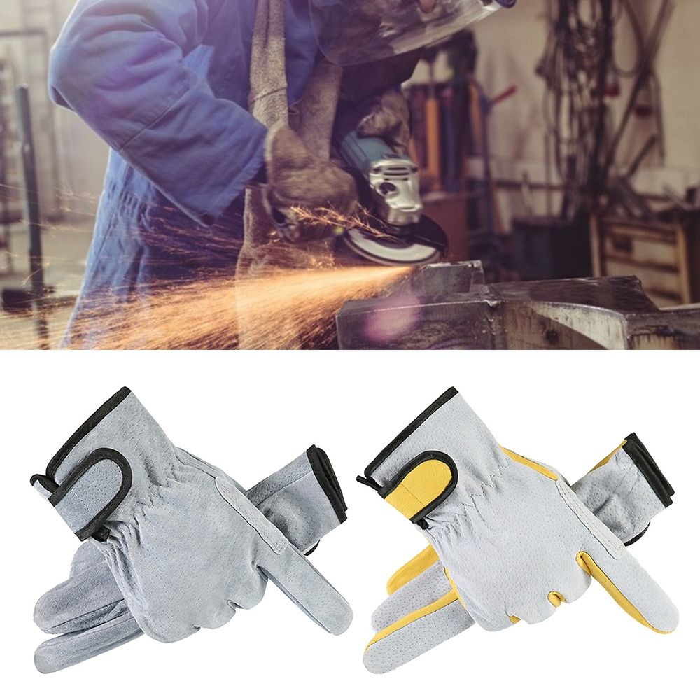 ถุงมืองานเชื่อมหนังถุงมือทำงาน - Tools For Welding Workshop บทวิจารณ์และราคา