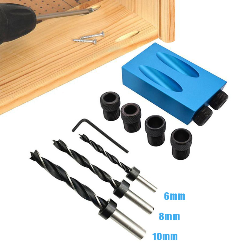 ชุดดอกสว่านเจาะรูเฉียง 15 องศา - Pocket Hole Jig บทวิจารณ์และราคา