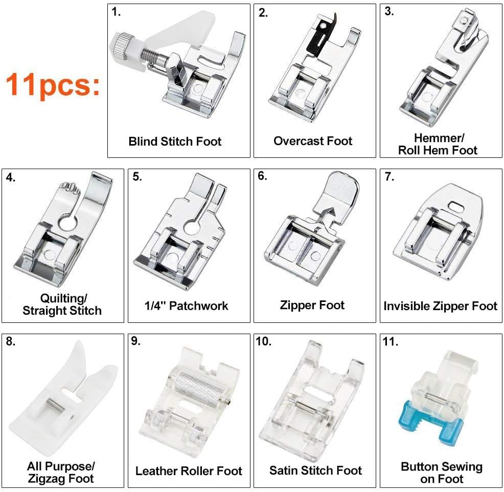 ชุดตีนผีจักรเย็บผ้า 11 ชิ้น -  - Workshop Tools Machine บทวิจารณ์และราคา