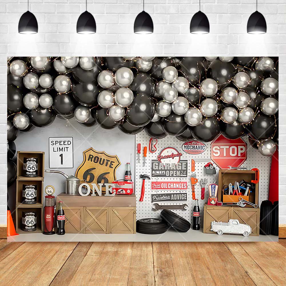 Retro รถจักรยานยนต์ซ่อมรถยนต์โ - Workshop Tools Background บทวิจารณ์และราคา